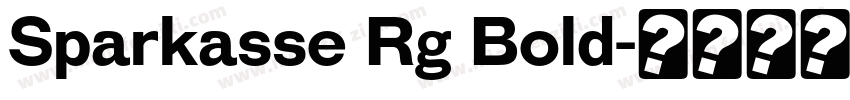 Sparkasse Rg Bold字体转换